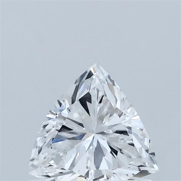 0.58 Carat Triangular Lab Grown Diamond, Very Good Polish, D Color, VVS2 Clarity