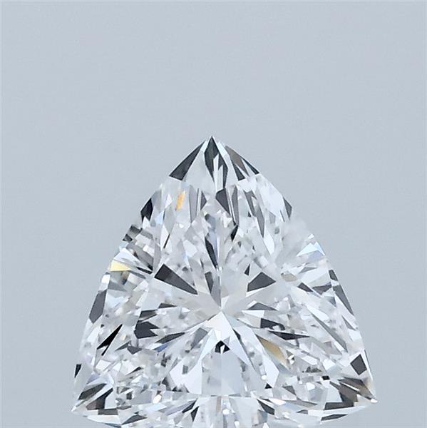 1.00 Carat Triangular Lab Grown Diamond, Excellent Polish, D Color, VVS2 Clarity