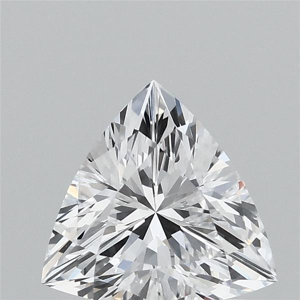 1.05 Carat Triangular Lab Grown Diamond, Excellent Polish, D Color, VVS2 Clarity