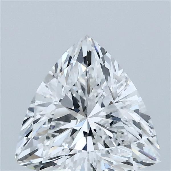 1.07 Carat Triangular Lab Grown Diamond, Excellent Polish, D Color, VVS2 Clarity