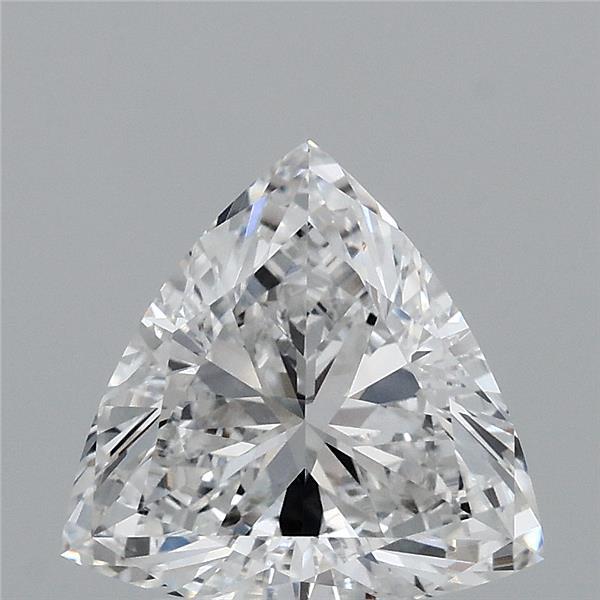 2.10 Carat Triangular Lab Grown Diamond, Excellent Polish, D Color, VVS2 Clarity