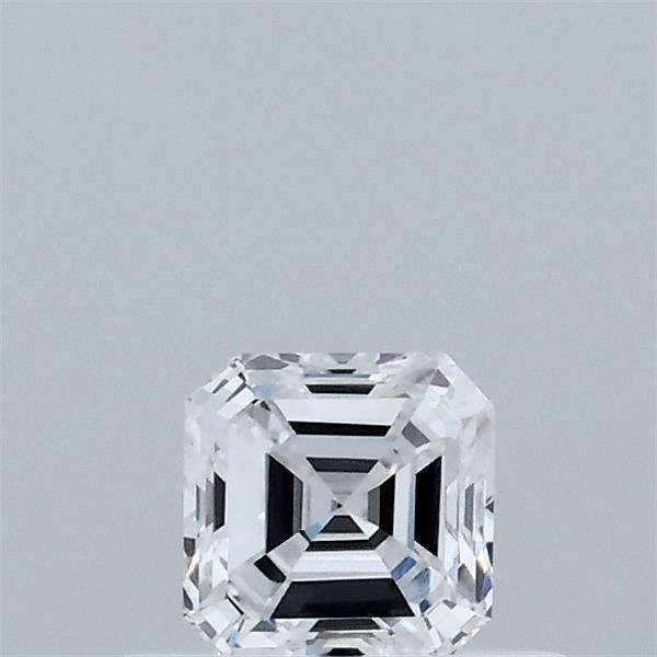0.38 Carat Asscher Lab Grown Diamond, Very Good Polish, D Color, VVS2 Clarity