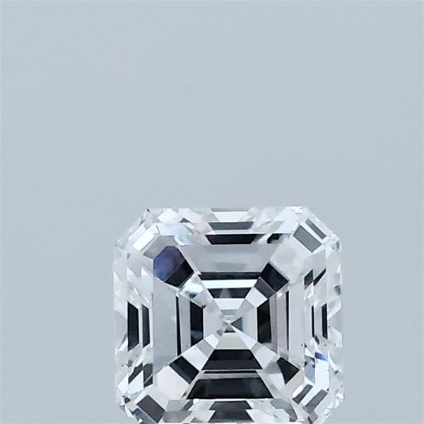 0.63 Carat Asscher Lab Grown Diamond, Very Good Polish, D Color, VS2 Clarity