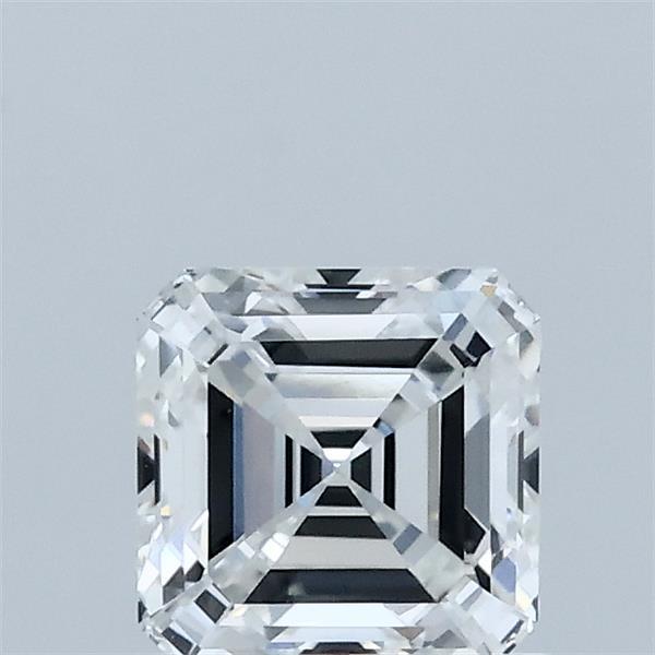 0.90 Carat Asscher Lab Grown Diamond, Excellent Polish, E Color, VVS2 Clarity