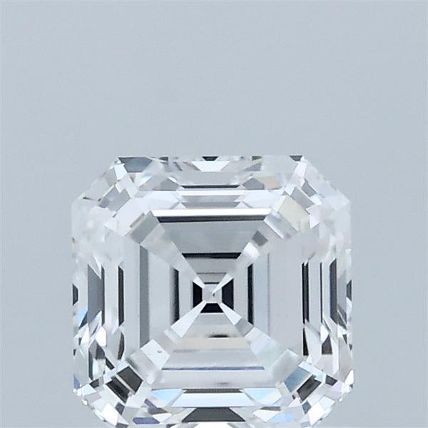 1.01 Carat Asscher Lab Grown Diamond, Excellent Polish, D Color, VS1 Clarity
