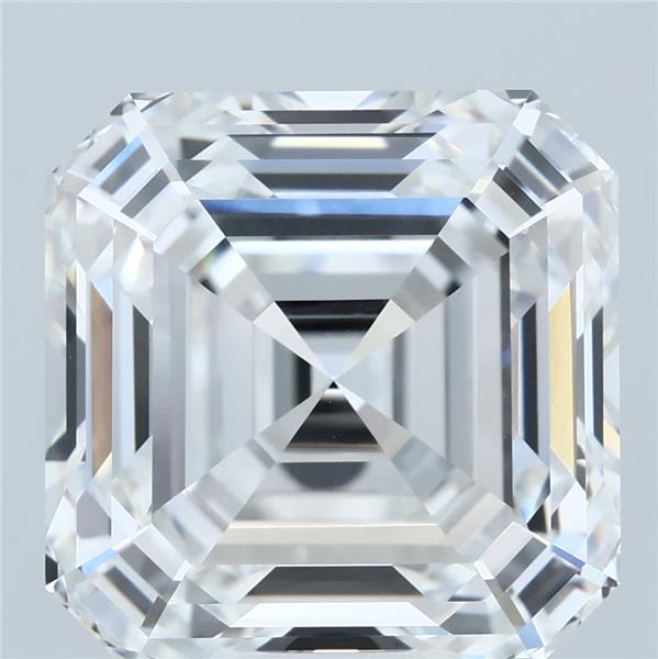 10.10 Carat Asscher Lab Grown Diamond, Excellent Polish, E Color, VVS2 Clarity
