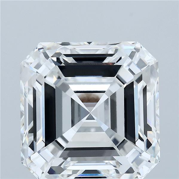10.16 Carat Asscher Lab Grown Diamond, Excellent Polish, E Color, VVS2 Clarity