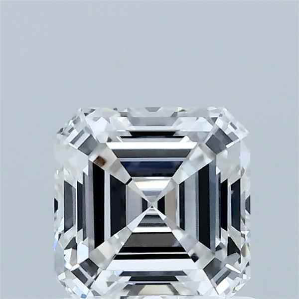 1.03 Carat Asscher Lab Grown Diamond, Excellent Polish, E Color, VVS2 Clarity