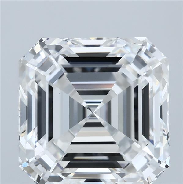 10.61 Carat Asscher Lab Grown Diamond, Excellent Polish, E Color, VVS2 Clarity