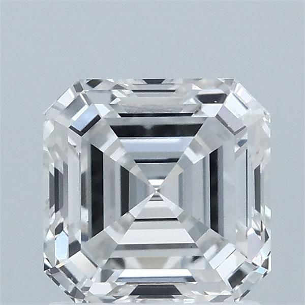 1.50 Carat Asscher Lab Grown Diamond, Excellent Polish, F Color, VS1 Clarity
