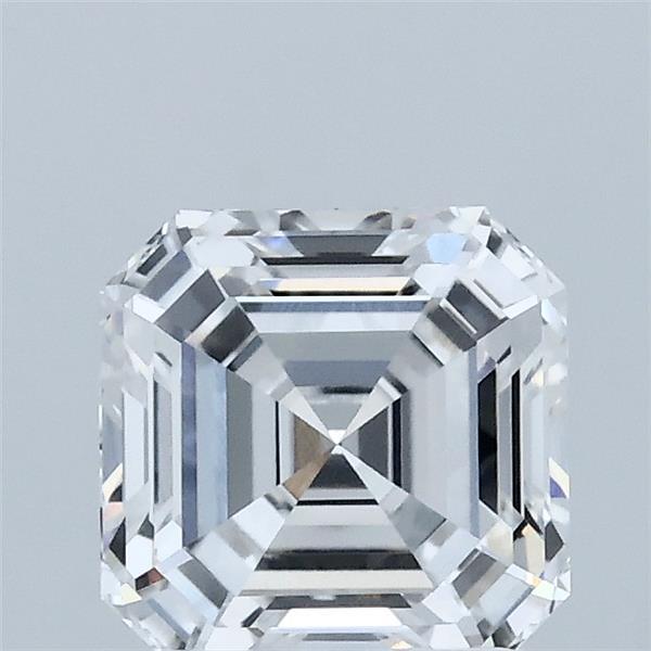 1.59 Carat Asscher Lab Grown Diamond, Excellent Polish, D Color, VVS1 Clarity