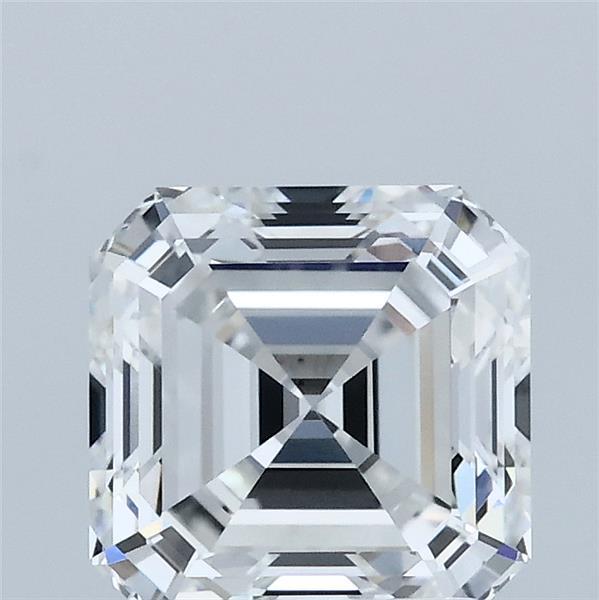 2.00 Carat Asscher Lab Grown Diamond, Excellent Polish, D Color, VS1 Clarity