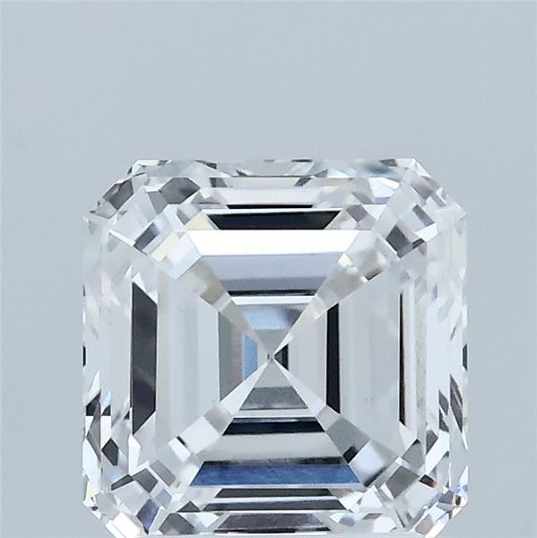 2.00 Carat Asscher Lab Grown Diamond, Excellent Polish, D Color, VS1 Clarity