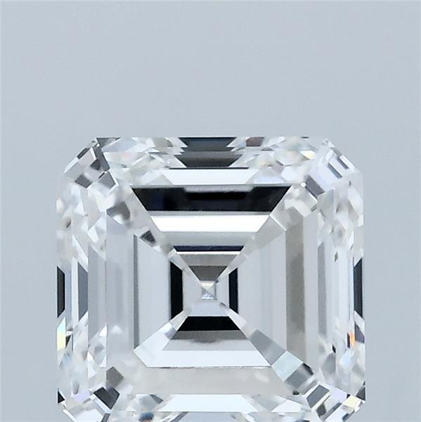 2.00 Carat Asscher Lab Grown Diamond, Excellent Polish, E Color, VVS2 Clarity