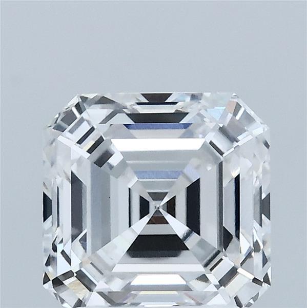 2.07 Carat Asscher Lab Grown Diamond, Excellent Polish, D Color, VS1 Clarity
