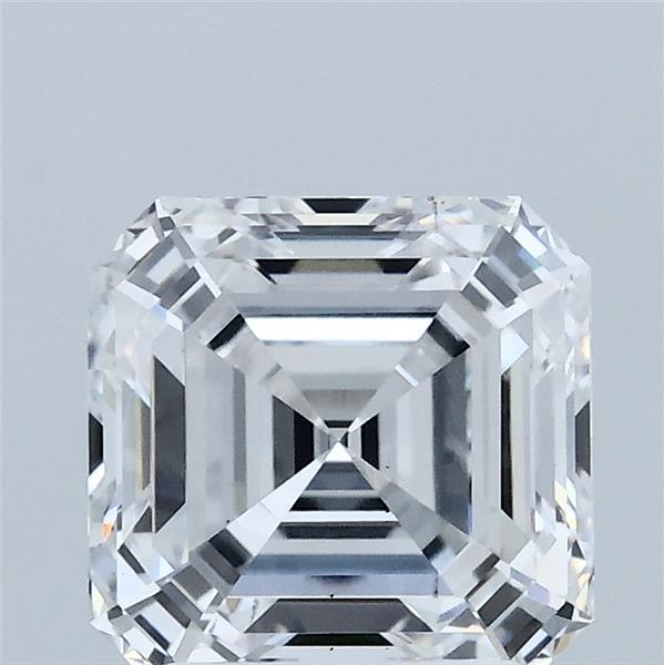 2.09 Carat Asscher Lab Grown Diamond, Excellent Polish, D Color, VS1 Clarity