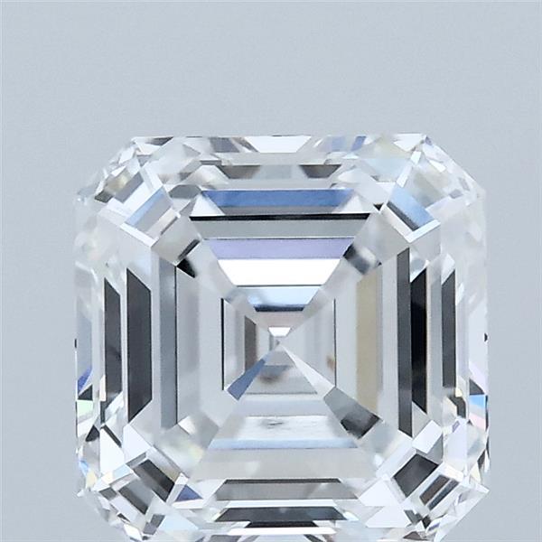 2.09 Carat Asscher Lab Grown Diamond, Excellent Polish, D Color, VVS2 Clarity