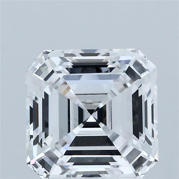 2.10 Carat Asscher Lab Grown Diamond, Excellent Polish, D Color, VS1 Clarity
