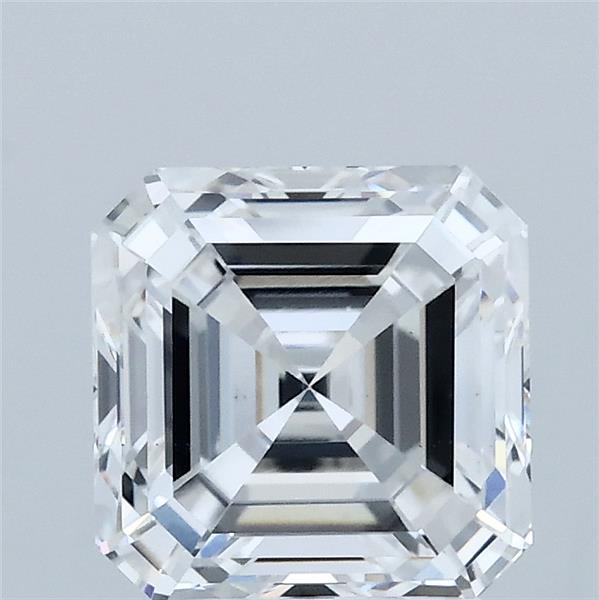 2.10 Carat Asscher Lab Grown Diamond, Excellent Polish, D Color, VS1 Clarity