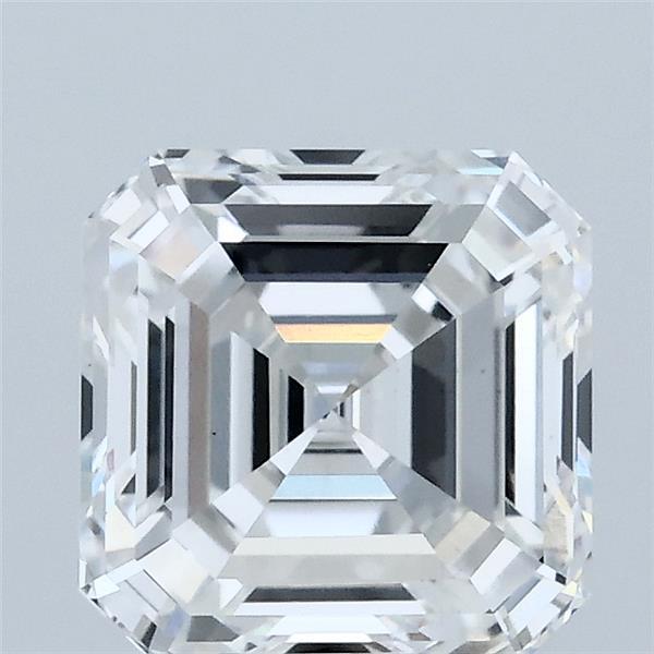2.22 Carat Asscher Lab Grown Diamond, Excellent Polish, E Color, VS1 Clarity
