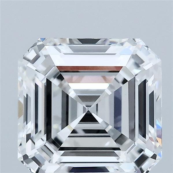 2.70 Carat Asscher Lab Grown Diamond, Excellent Polish, E Color, VVS2 Clarity