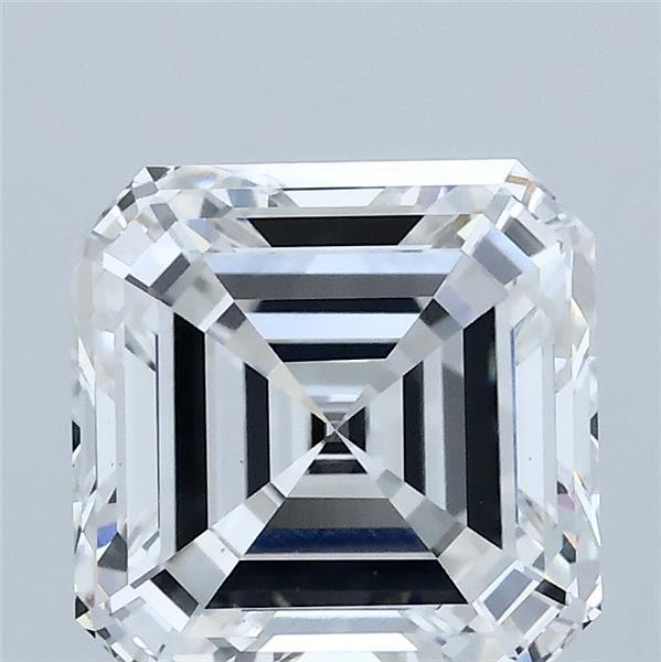 2.87 Carat Asscher Lab Grown Diamond, Excellent Polish, E Color, VS1 Clarity