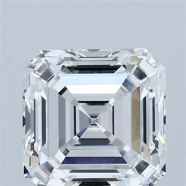 3.03 Carat Asscher Lab Grown Diamond, Excellent Polish, E Color, VVS2 Clarity