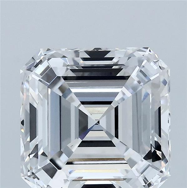 3.05 Carat Asscher Lab Grown Diamond, Excellent Polish, E Color, VS1 Clarity
