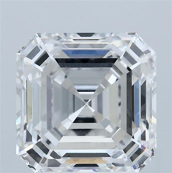 3.05 Carat Asscher Lab Grown Diamond, Excellent Polish, E Color, VS2 Clarity