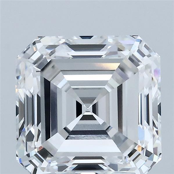 3.10 Carat Asscher Lab Grown Diamond, Excellent Polish, D Color, VVS2 Clarity