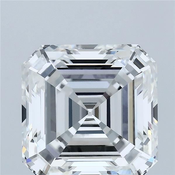 5.00 Carat Asscher Lab Grown Diamond, Excellent Polish, E Color, VVS2 Clarity