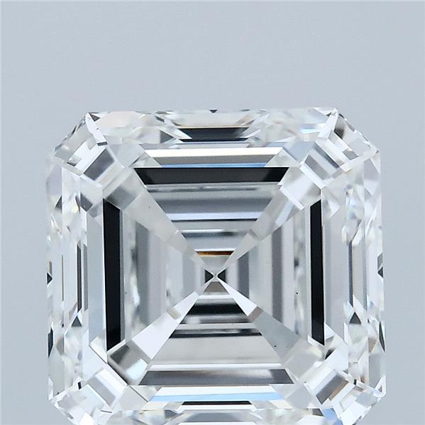 5.03 Carat Asscher Lab Grown Diamond, Excellent Polish, E Color, VS1 Clarity