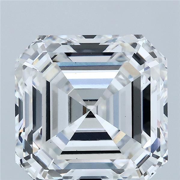 6.02 Carat Asscher Lab Grown Diamond, Excellent Polish, E Color, VS1 Clarity