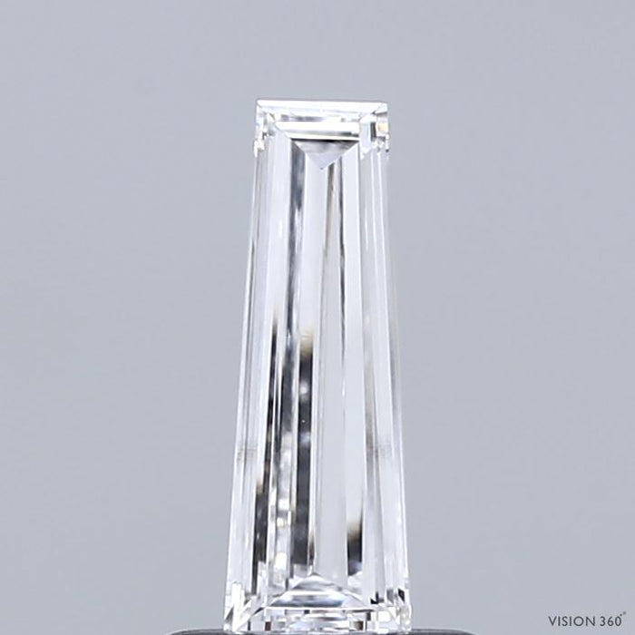 0.52 Carat Baguette Lab Grown Diamond, Excellent Polish, E Color, VS1 Clarity