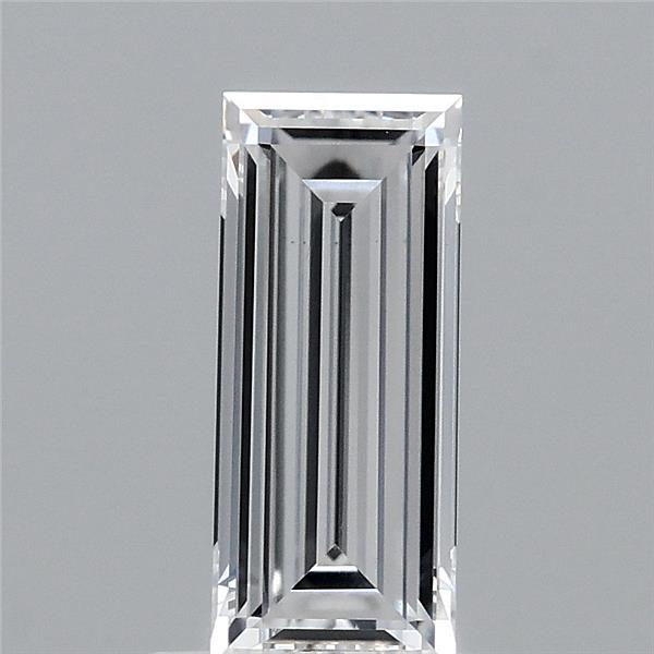0.91 Carat Baguette Lab Grown Diamond, Very Good Polish, D Color, VS1 Clarity