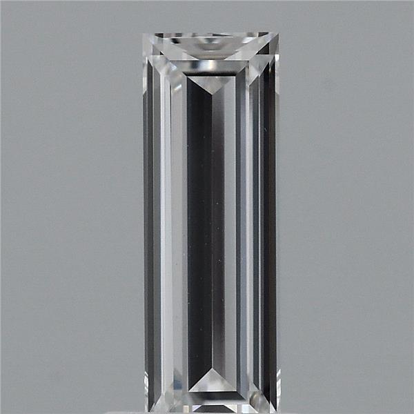 0.93 Carat Baguette Lab Grown Diamond, Excellent Polish, D Color, VVS2 Clarity