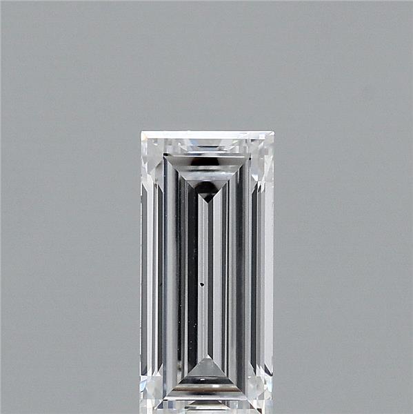 0.97 Carat Baguette Lab Grown Diamond, Excellent Polish, D Color, VS2 Clarity