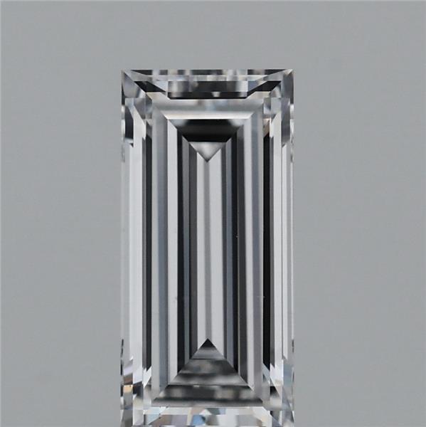 1.00 Carat Baguette Lab Grown Diamond, Excellent Polish, E Color, VS1 Clarity