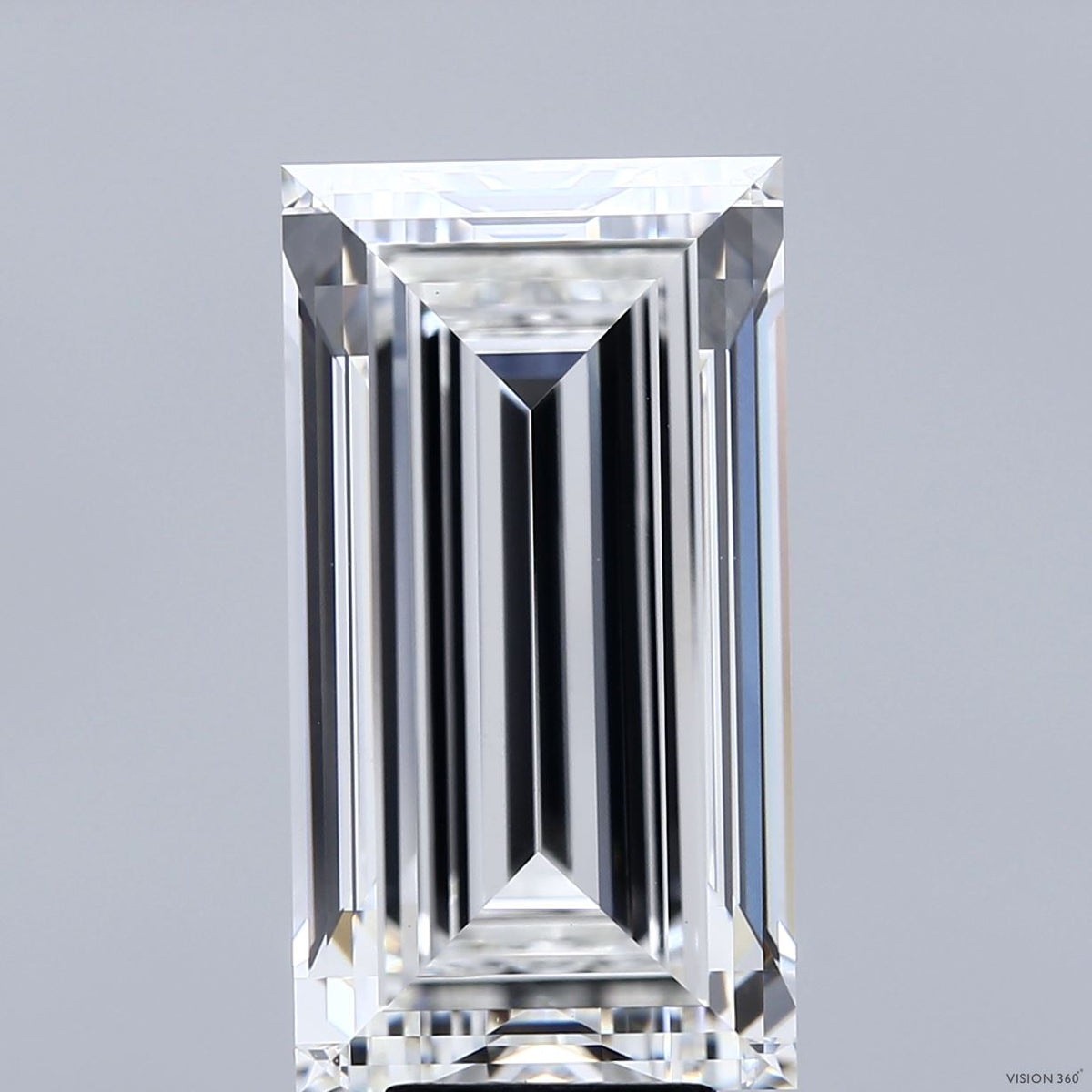10.01 Carat Baguette Lab Grown Diamond, Excellent Polish, F Color, VVS2 Clarity