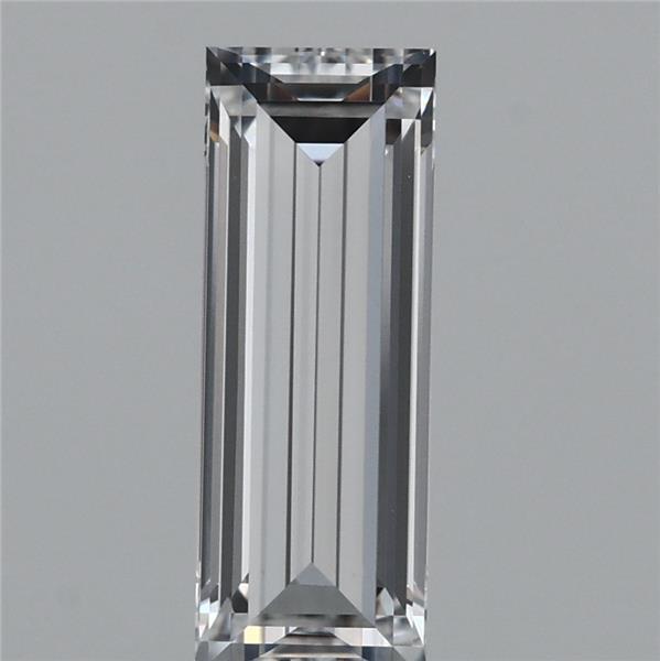1.03 Carat Baguette Lab Grown Diamond, Excellent Polish, E Color, VVS2 Clarity