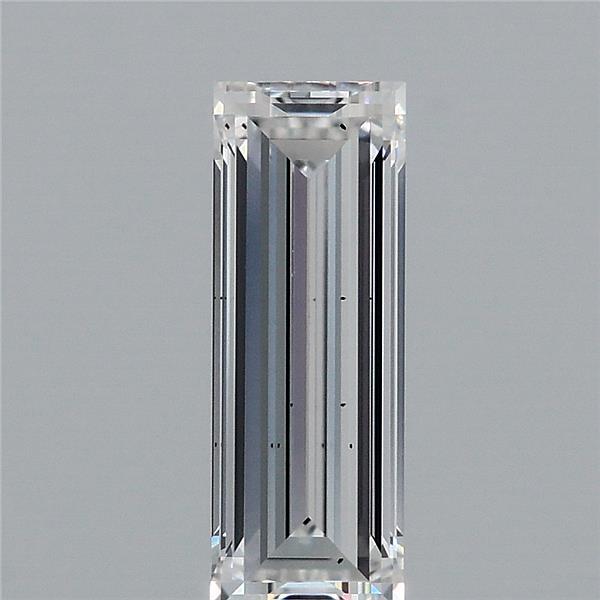 1.07 Carat Baguette Lab Grown Diamond, Excellent Polish, F Color, VS1 Clarity