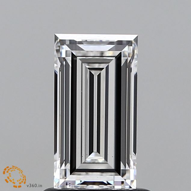 1.11 Carat Baguette Lab Grown Diamond, Excellent Polish, E Color, VS2 Clarity