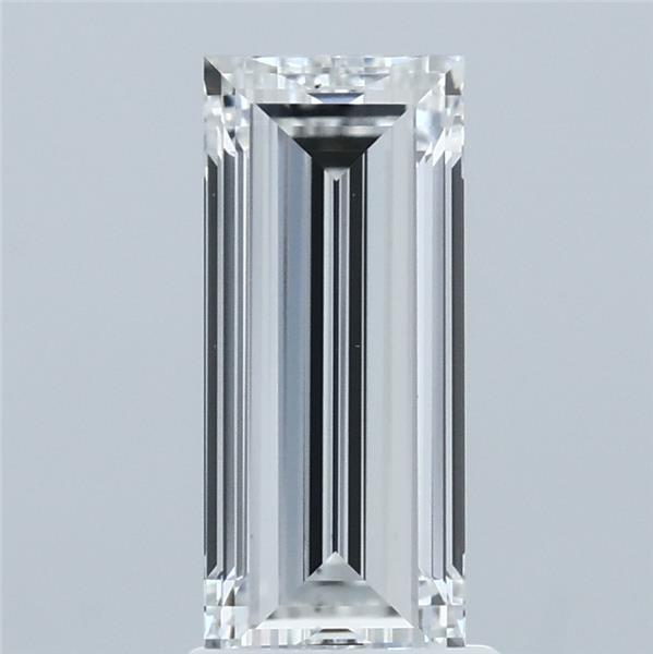 1.51 Carat Baguette Lab Grown Diamond, Excellent Polish, F Color, VS1 Clarity