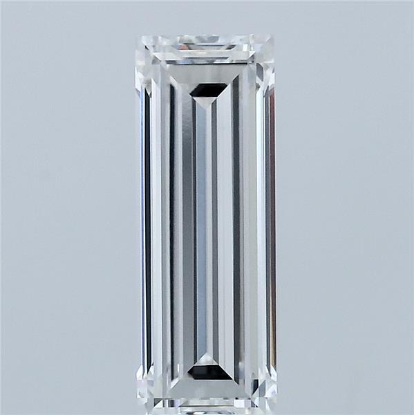 1.53 Carat Baguette Lab Grown Diamond, Excellent Polish, E Color, VVS2 Clarity