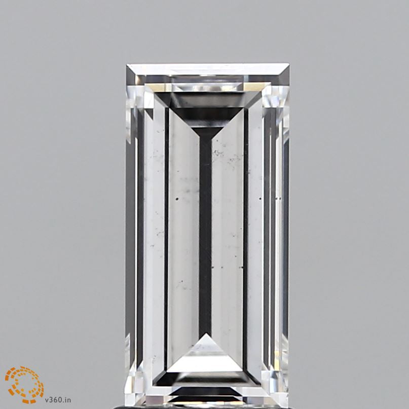 2.04 Carat Baguette Lab Grown Diamond, Excellent Polish, G Color, VS2 Clarity