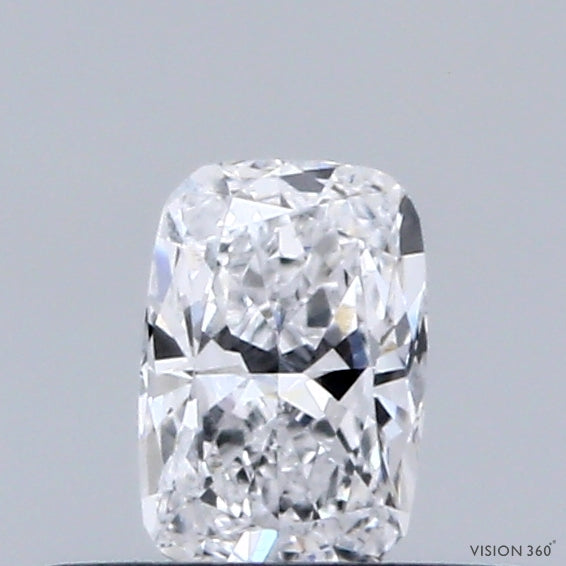 0.30 Carat Cushion Lab Grown Diamond, Very Good Polish, D Color, VVS1 Clarity