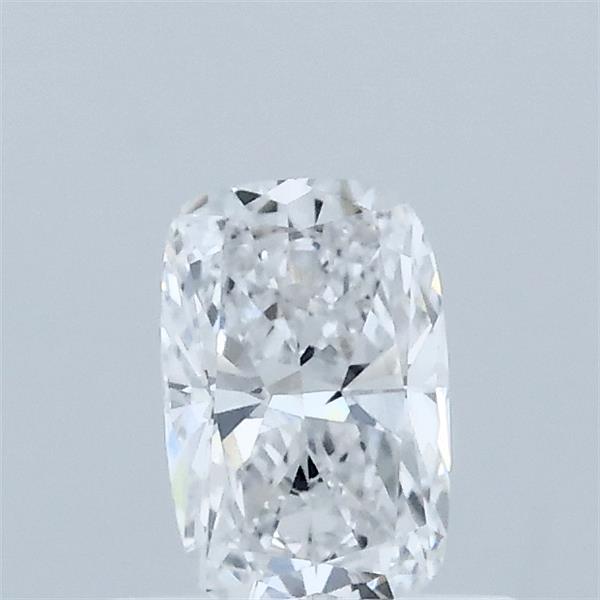 0.51 Carat Cushion Lab Grown Diamond, Very Good Polish, D Color, VVS2 Clarity