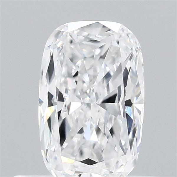 0.52 Carat Cushion Lab Grown Diamond, Very Good Polish, D Color, VS1 Clarity