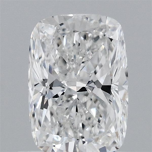 0.81 Carat Cushion Lab Grown Diamond, Excellent Polish, E Color, VS1 Clarity