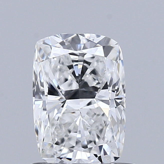 0.83 Carat Cushion Lab Grown Diamond, Very Good Polish, E Color, VS1 Clarity